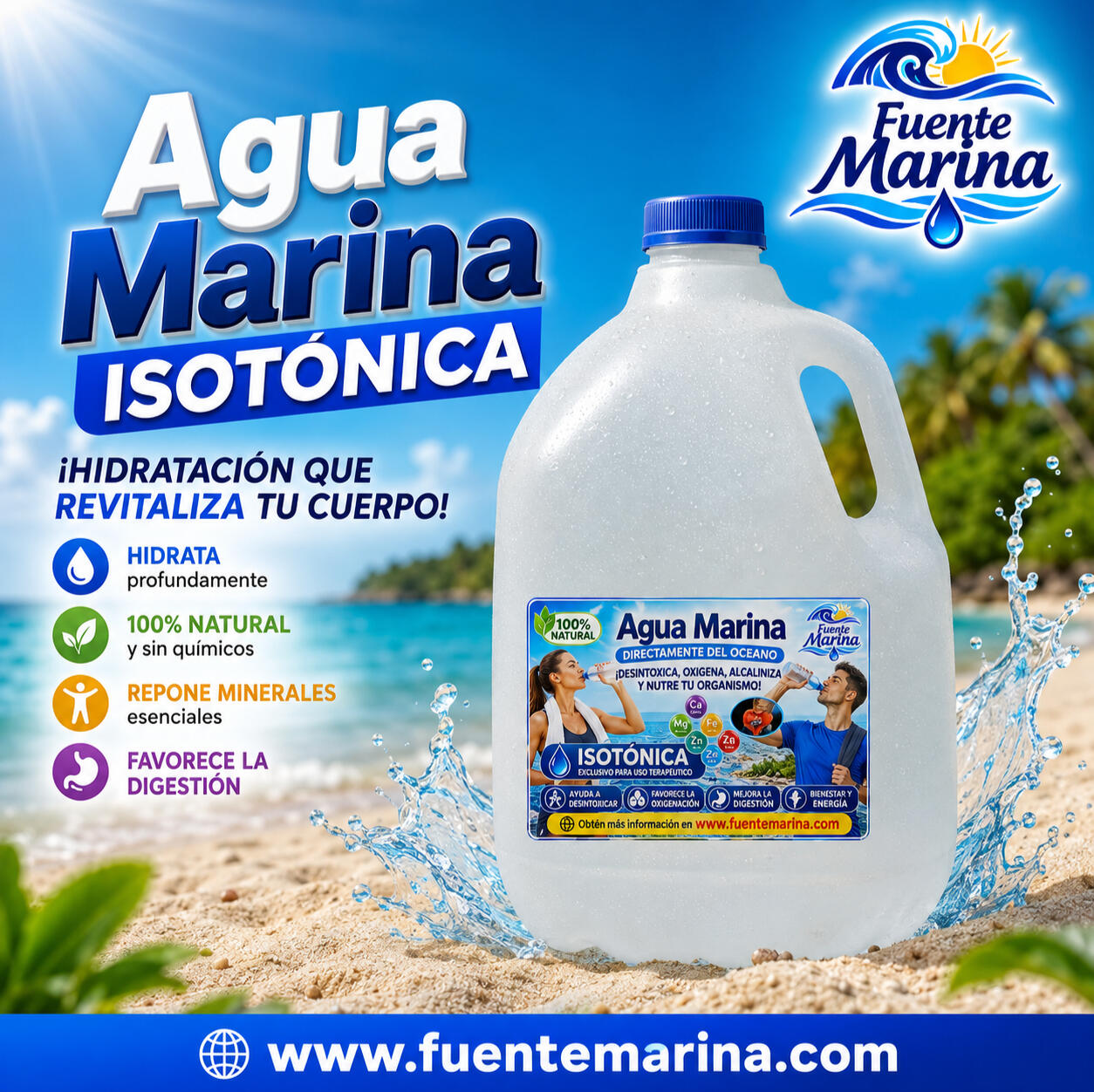 Galon de Agua Marina